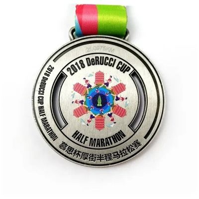 주문 70mm 맞춤 레이스 메달 / 3D 고전 은메달 온라인 제조