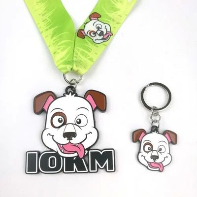 주문 개 경주 10km 달리기 경주 만화 개인화 메달 진크 합금 고도로 내구성 온라인 제조