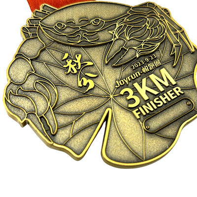 주문 3KM 피니셔 소프트 에나멜 메달 기념품상 / 할로윈 상 메달 온라인 제조