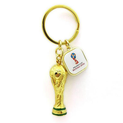 주문 Miniature Russia World Cup Trophy Keychain Soccer Race Keyring Design 온라인 제조