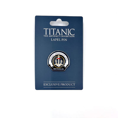 주문 Lapel Pin for Titanic Enthusiasts Customizable Soft Enamel Badge for Movie Themes Free Design Service Availabl 온라인 제조