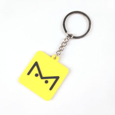 고무 pvc 키chain 진크 합금 금속 키 링 패션 키 태그